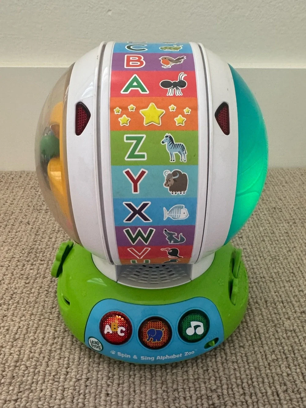 Leap Frog Spin & Sing Alphabet Zoo Toy